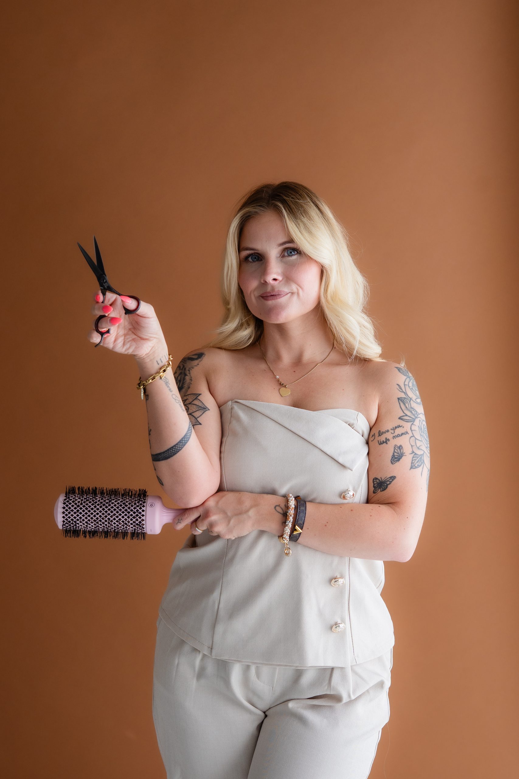 Foto stoel in daglichtstudio